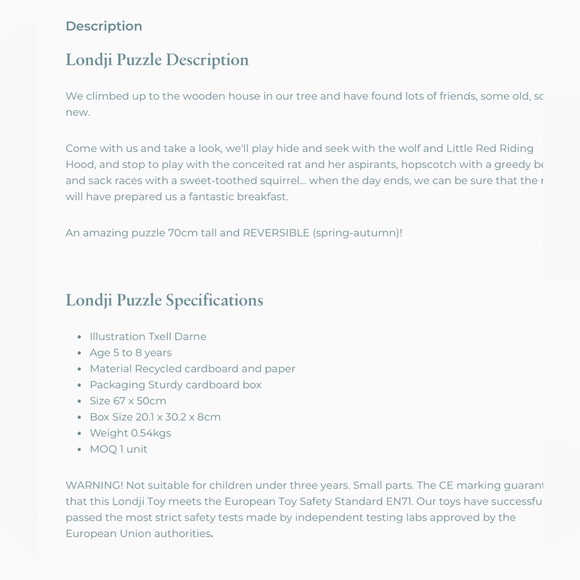 Londji reversible puzzle - Picture 5 of 5